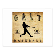 1896 Galt Ontario Canada Baseball Postcards