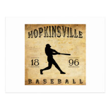 1896 Hopkinsville Kentucky Baseball Postcard