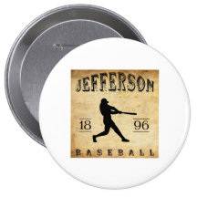 1896 Jefferson Wisconsin Baseball Pin