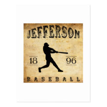 1896 Jefferson Wisconsin Baseball Post Cards