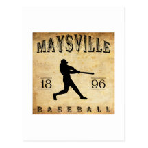 1896 Maysville Kentucky Baseball Postcard