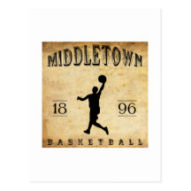 1896 Middletown Connecticut Basketball Postcards