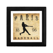1896 Paris Kentucky Baseball Trinket Box