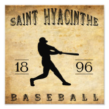 1896 Saint Hyacinthe Quebec Canada Baseball Photo Print