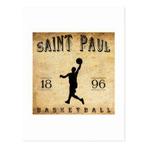1896 Saint Paul Minnesota Basketball Postcards