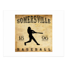 1896 Somersville New Hampshire Baseball Postcard