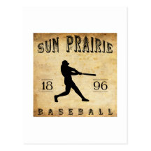 1896 Sun Prairie Wisconsin Baseball Post Cards