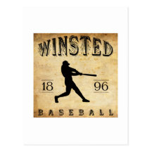 1896 Winsted Connecticut Baseball Postcard