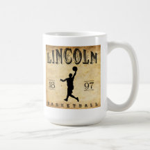 1897 Lincoln Nebraska Basketball Coffee Mug
