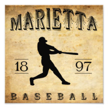 1897 Marietta Ohio Baseball Photograph