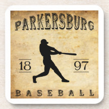 1897 Parkersburg West Virginia Baseball Coasters