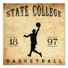 1897 State College Pennsylvania Basketball Photo