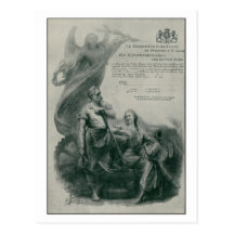 1898 Award of Honour First Class in Industry Postcard
