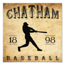 1898 Chatham Ontario Canada Baseball Photo Art