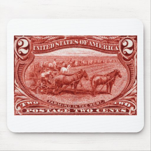 1898 Farming in the West Mousepads