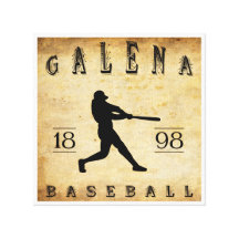 1898 Galena Kansas Baseball Gallery Wrapped Canvas