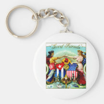 1898 Good Friends Cigars Keychain