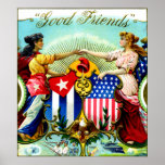 1898 Good Friends Cigars Print