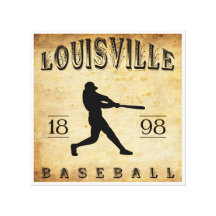 1898 Louisville Colorado Baseball Canvas Print