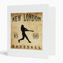 1898 New London Connecticut Baseball Vinyl Binder