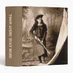 1898 Photo of Miss Annie Oakley Holding a Rifle Binders