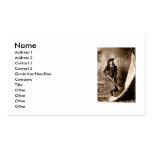 1898 Photo of Miss Annie Oakley Holding a Rifle Business Card Templates
