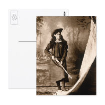 1898 Photo of Miss Annie Oakley Holding a Rifle Post Cards