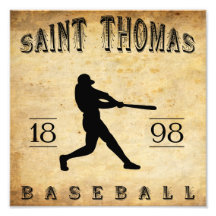 1898 Saint Thomas Ontario Canada Baseball Photograph