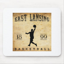 1899 East Lansing Michigan Basketball Mousepads