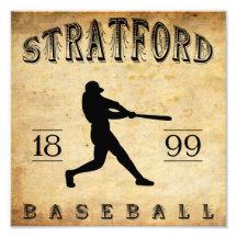 1899 Stratford Ontario Canada Baseball Photographic Print