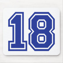 18 - Eighteen Mousepad