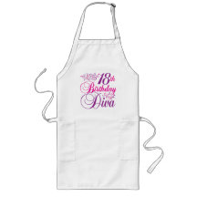 18th Birthday Diva Aprons