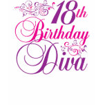 18th Birthday Diva T-shirts