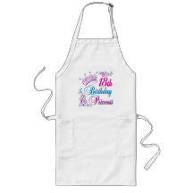 18th Birthday Princess Aprons