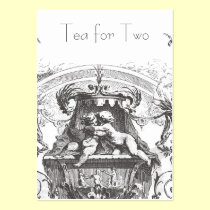 18th Century Cherub Rococo business cards