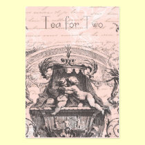 18th Century Cherub Rococo business cards
