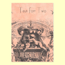 18th Century Cherub Rococo business cards