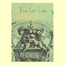 18th Century Cherub Rococo business cards