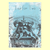 18th Century Cherub Rococo business cards