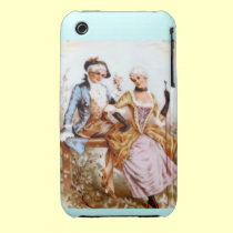 18th Century Couple Marie Antoinette style casemate cases