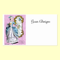 18th Century Marie Antoinette Style Business Cards business cards