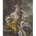 18th Century Woman Angler T-Shirt