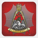 18th Degree: Knight of the Rose Croix Square Stickers