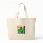18th Green Golf Design Tote Bags