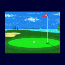 18th Hole postcards