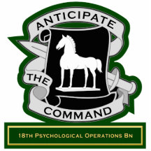 18th Psychological Operations Battalion DUI Photo Cutouts