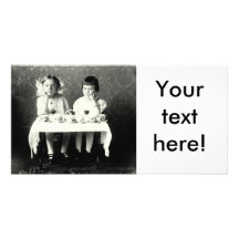 1900 Girlfriends Tea Party Photo Card