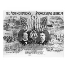 1900 Mckinley -Teddy Roosevelt Personalized Invitation
