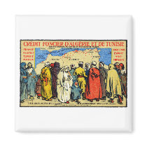 1900 North African Credit Union magnets