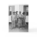 1900 Southern Chain Gang Greeting Card